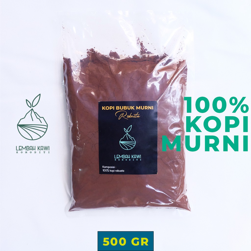 Kopi Bubuk Robusta 500 Gram Kopi Hitam Asli Tanpa Gula Kopi Hitam Bubuk Kopi Kiloan Murah 2717