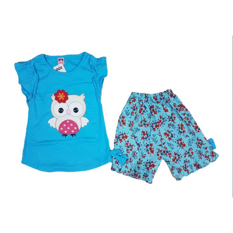 SETELAN FASHION ANAK PEREMPUAN 2-7 TAHUN  MOTIF RANDOM CAMPUR