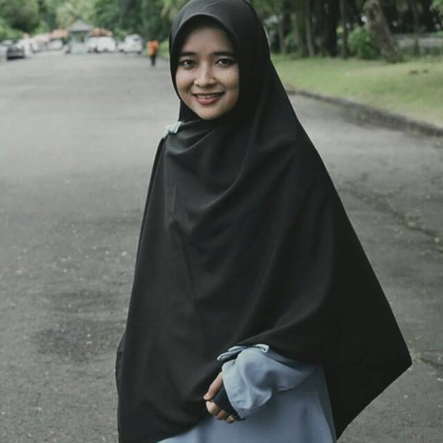 Segiempat Square Jumbo Syari Jetblack