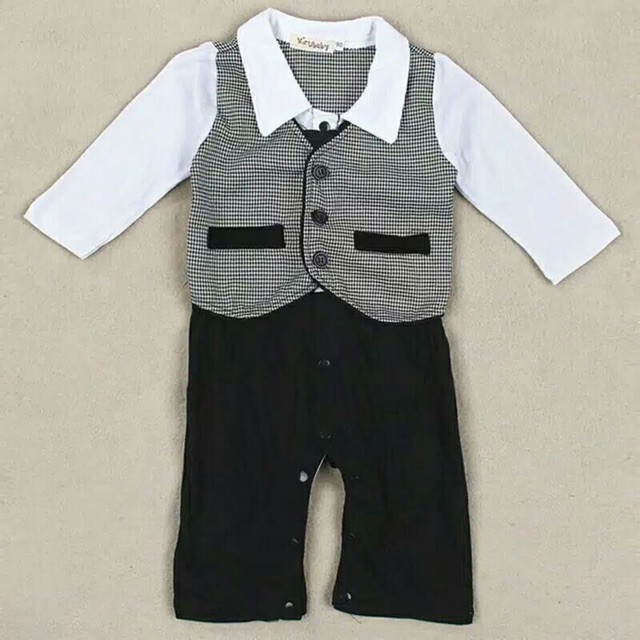 Baby boys jumpsuit romper newborn 0-1 tahun impor nablfashion import