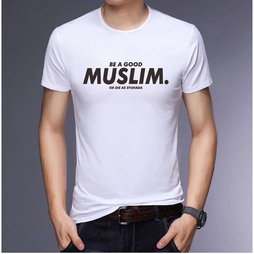 BS/COD/BAJU KAOS TANGAN PENDEK MUSLIM PRIA REALPICTURE