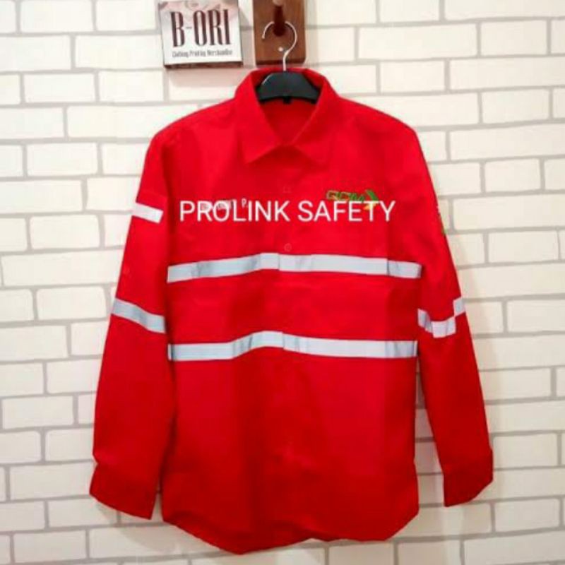 SERAGAM SAFETY MERAH SCOTLIGHT DOBLE