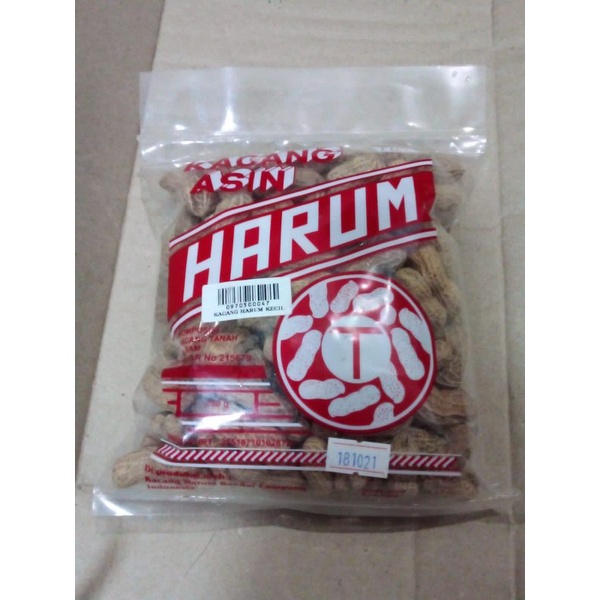

Kacang Kulit Asin Cap Harum Netto. 250 Gram