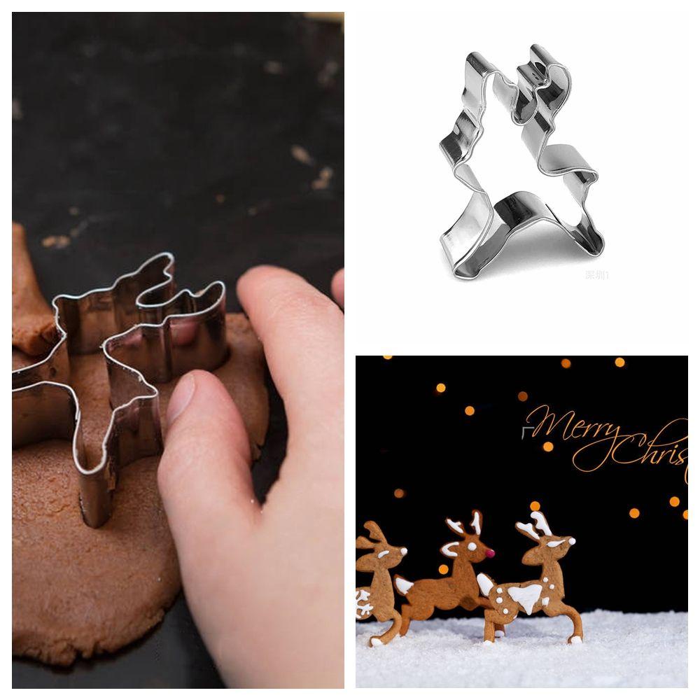 Populer Cookie Cutter Patisserie Fondant Cake Xmas Reindeer