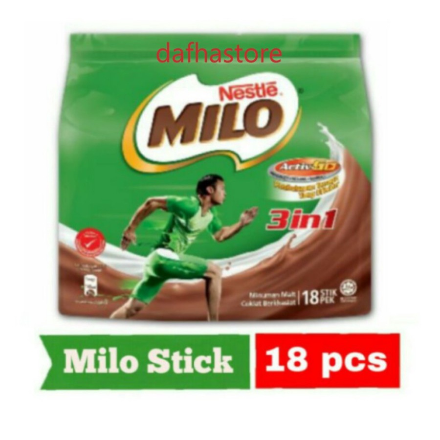 

Milo 3 in 1 Activ Go 18STICK