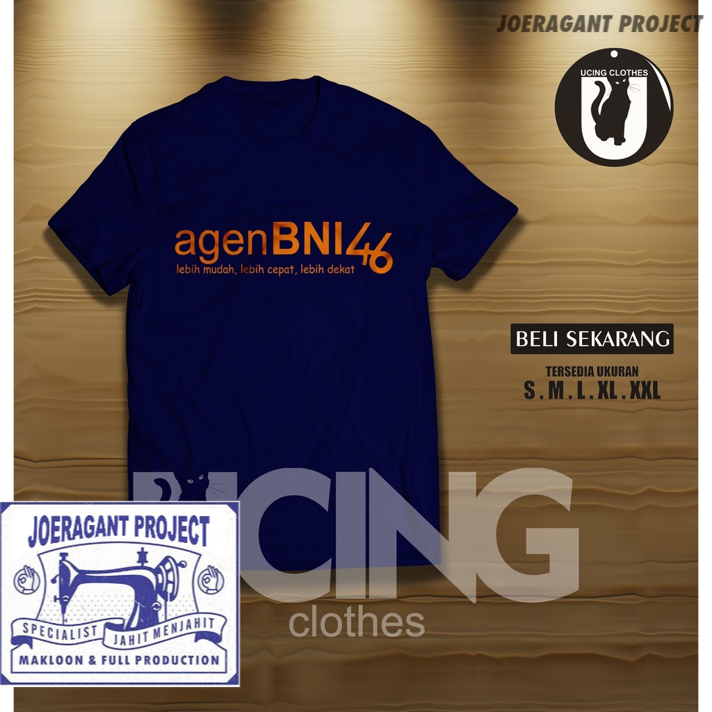 Kaos Baju Agen BNI 46 Kaos Perusahaan -JP