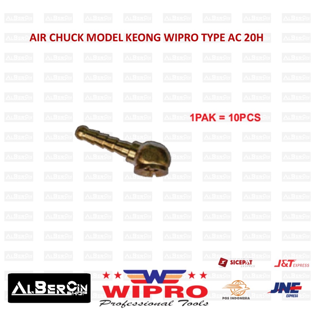 Kepala Cop Pompa Ban Air Chuck Model Keong Wipro AC 20H