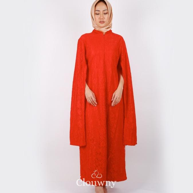 Clouwny - Cape Kaftan - dress muslim - dress wanita