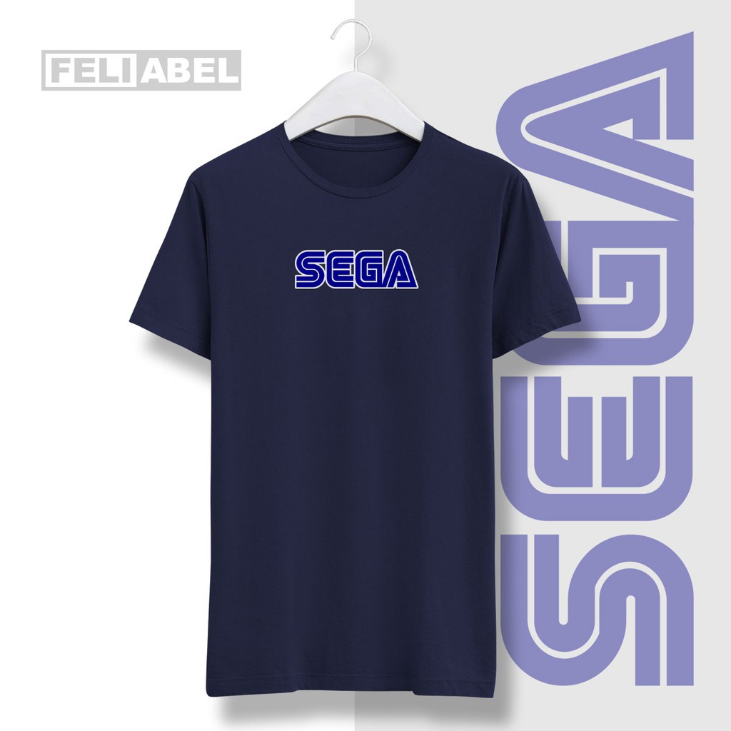 Kaos Logo Sega | Baju Gaming 90s | T shirt Distro Bandung
