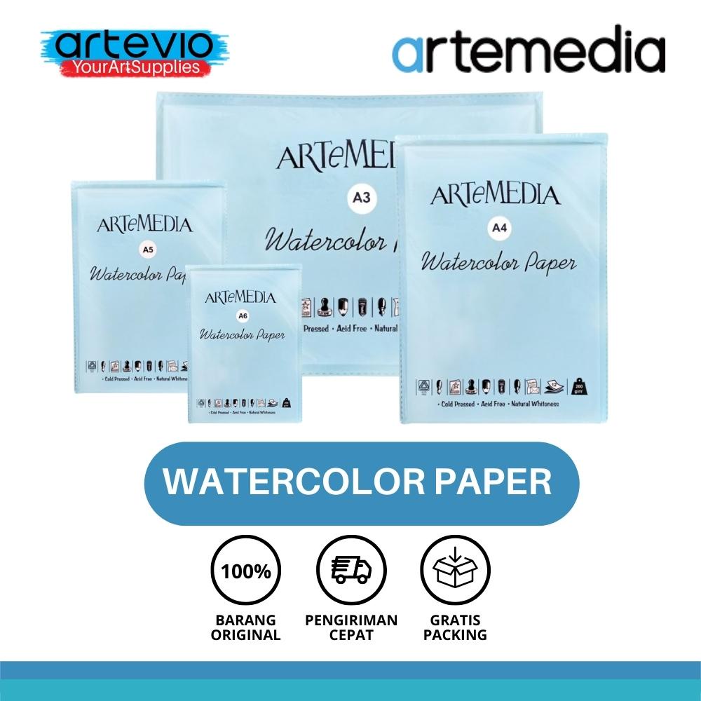

Kertas Cat Air Artemedia Watercolor Paper - A3