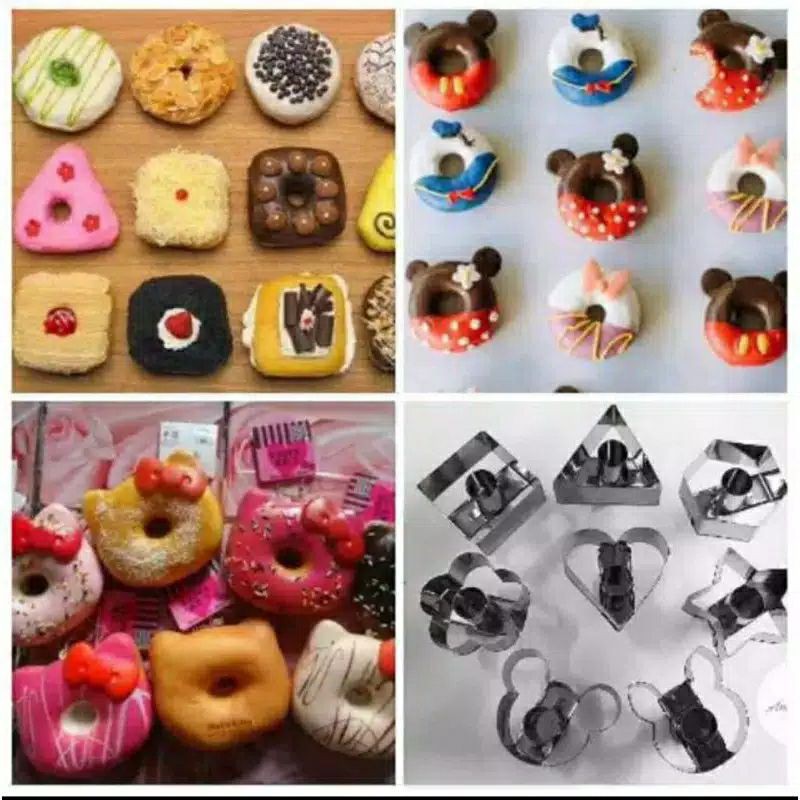 CETAKAN DONAT KARAKTER | Shopee Indonesia