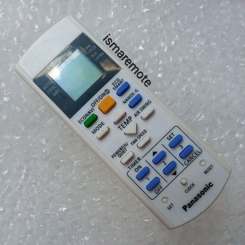 REMOTE REMOT AC pana sonic Deluxe econavi ecosmart Nanoe -GA75C4161