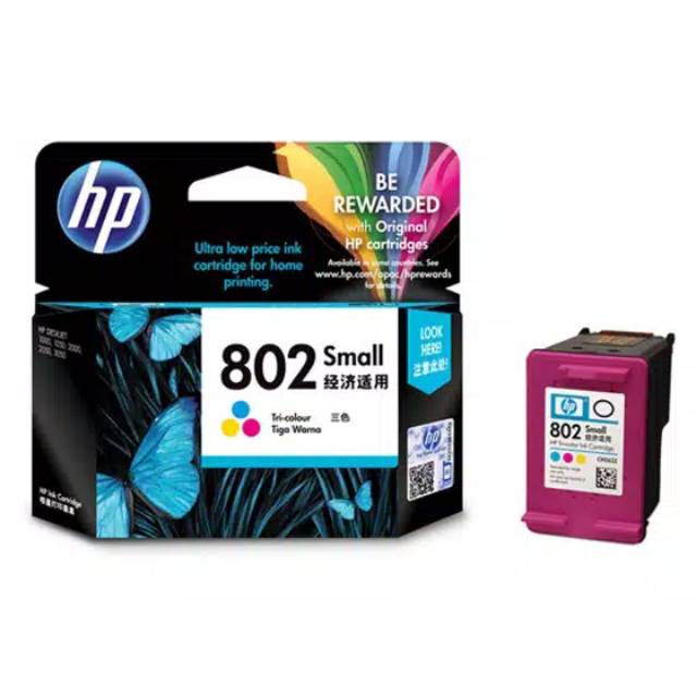 Tinta hp 802 color original