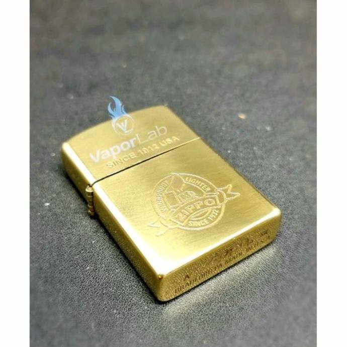 mancis korek api zippo zipo dua 2 suara denting GOLD kuningan asli