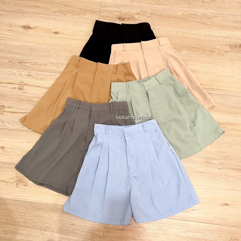 lookatmeofficial • Celana Pendek Wanita Kasual Autumn Short Pants