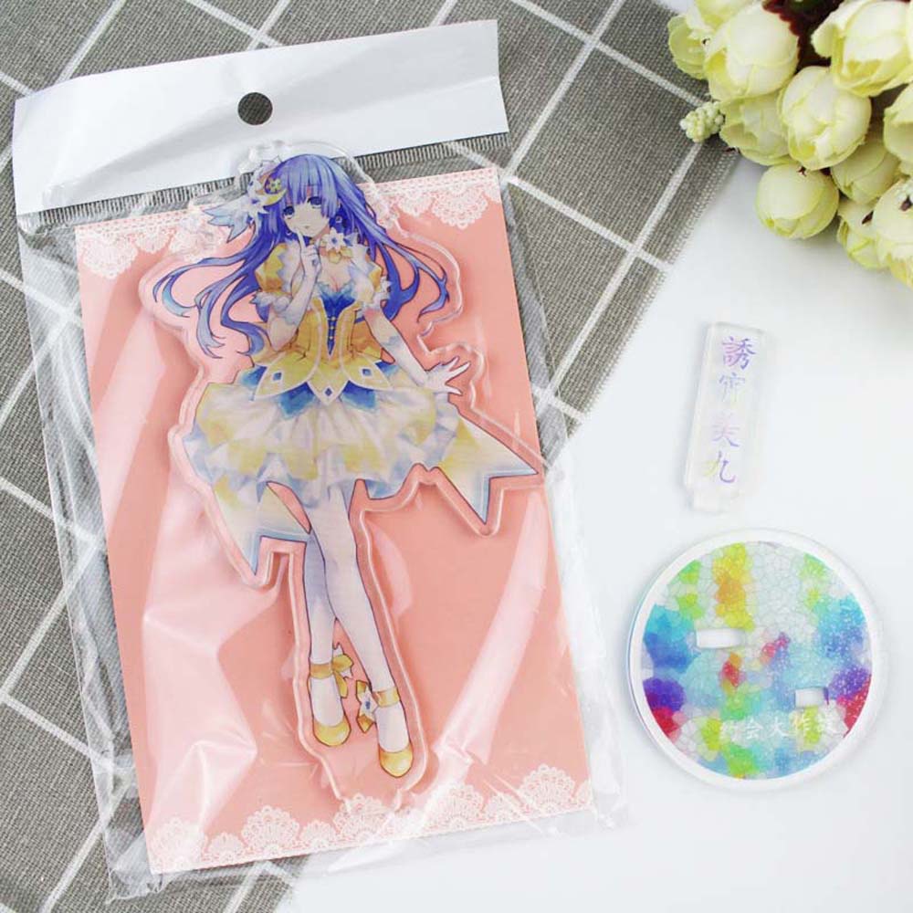 Needway  Fashion DATE A LIVE Fans Gift Figure Model Toys Acrylic Stand Figure Decoration Toys Hermit Cartoon Anime Action Figure Nightmare Tokisaki Kurumi Figure Model Plate