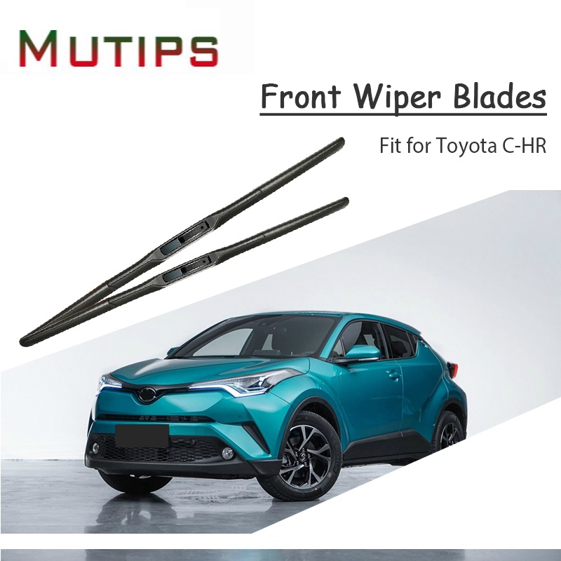 1 Set Karet Wiper Kaca Depan Mobil Untuk Toyota C-HR 2017 2018