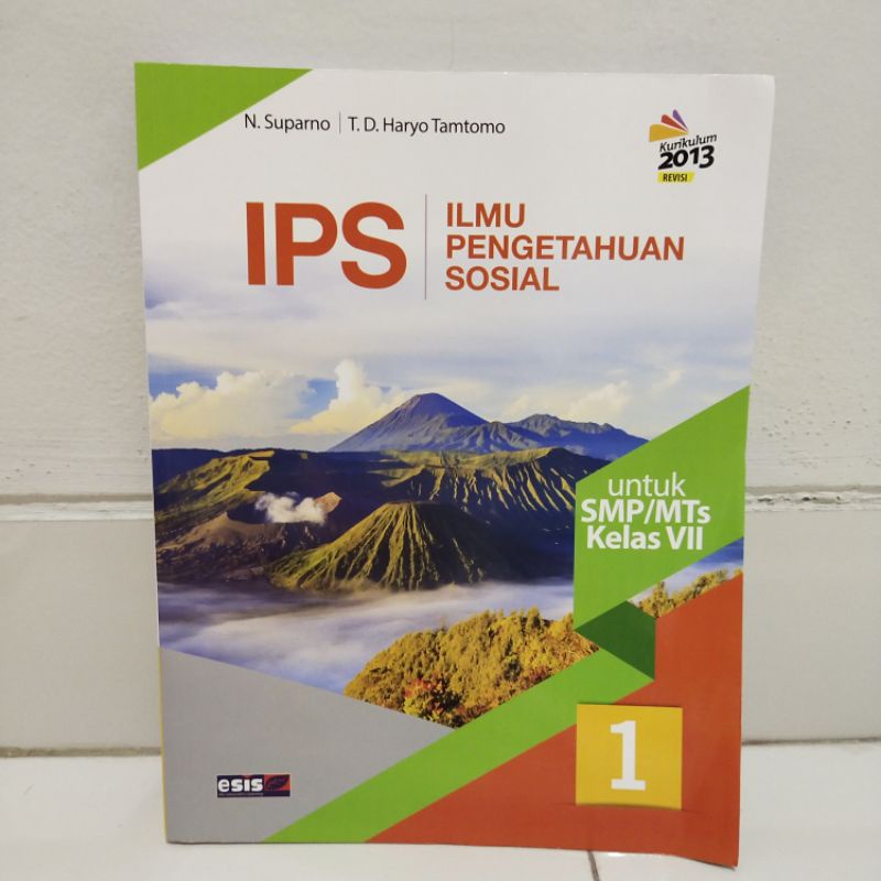IPS 1 / Kelas 7 / Esis / 2013 (Preloved/Bekas)