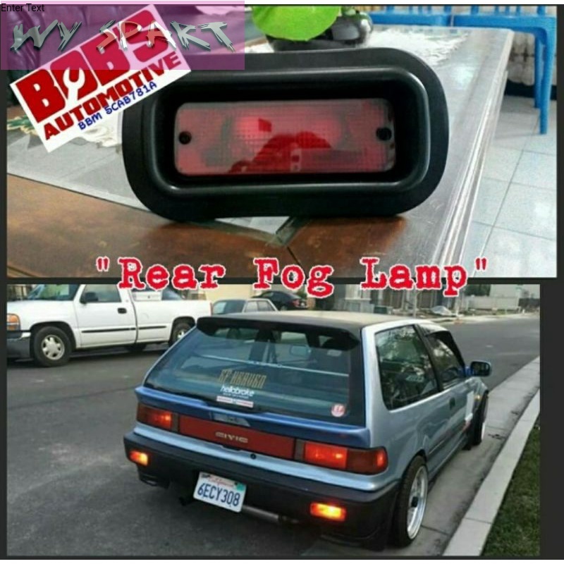 Rear foglamp / Rfl reflector reflektor lampu bemper bumper JDM