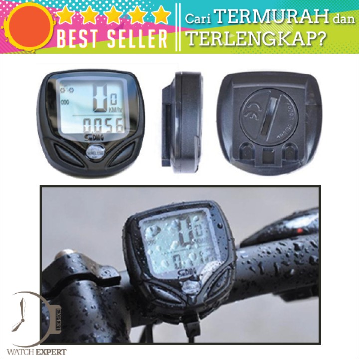 BAYAR DI TEMPAT Speedometer Sepeda Dengan Wireless Display LCD