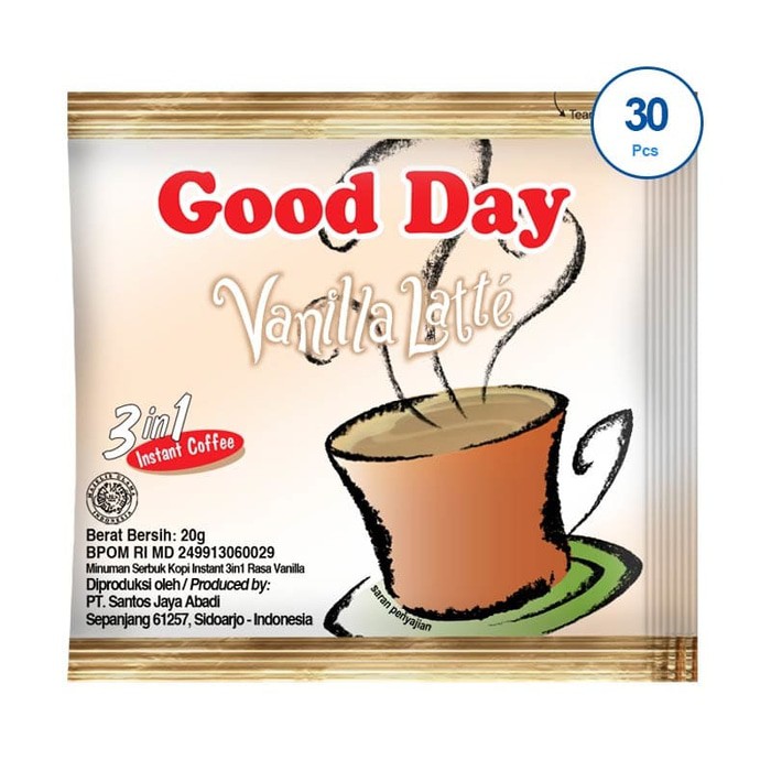 

Good Day Kopi CVanilla Latte 10 Sachet