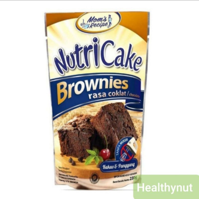 

Nutricake brownies rasa coklat 230gr