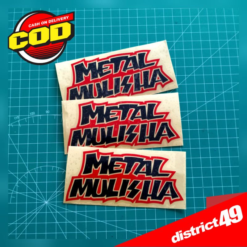 Cutting sticker - Stiker cutting Metal Mulisha - Stiker Metal Mulisha - Stiker Motor Mobil dan Helm