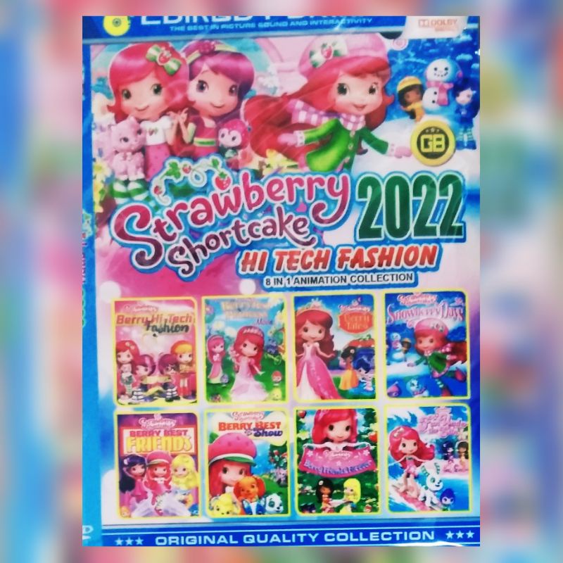 Kaset film koleksi kartun anak strawberry shortcake 2022