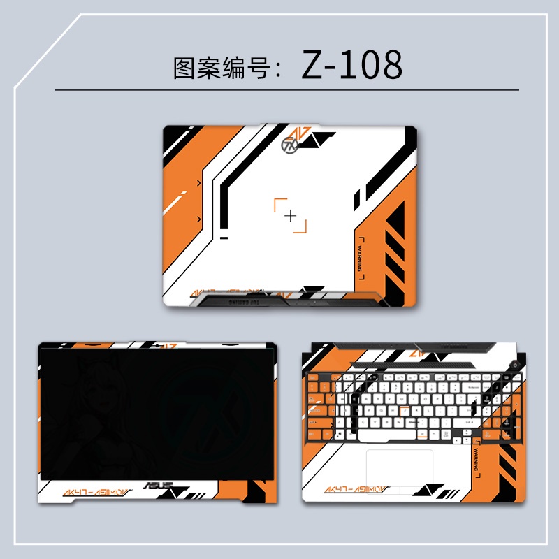 3 Pcs Stiker Pelindung Keyboard Laptop Motif Print Kartun ABC Untuk ASUS 3 plus FX707Z FA507 X1502Z