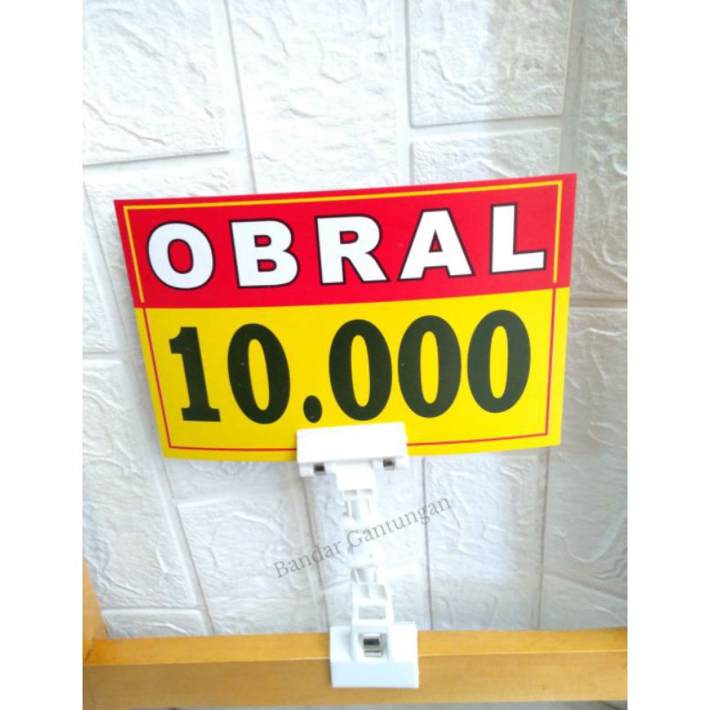 Jepit Harga Robot Kertas Harga Obralan / Penjepit Price Tag Promo Jepitan Robot Bisa Ditekuk (BH)