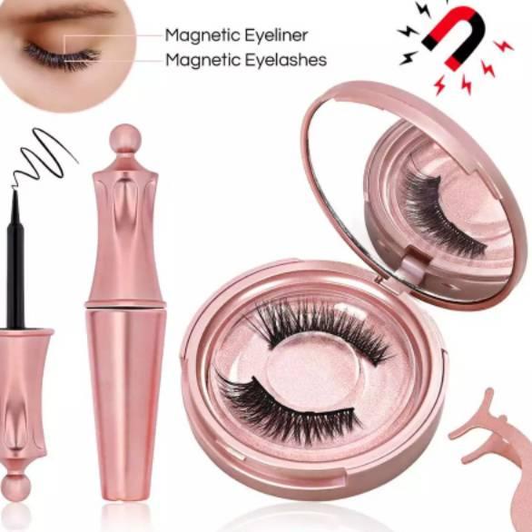 NEW Bulu Mata Magnet 1 Set + Eyeliner magnet + Penjepit Bulu Mata Eyeliner Set