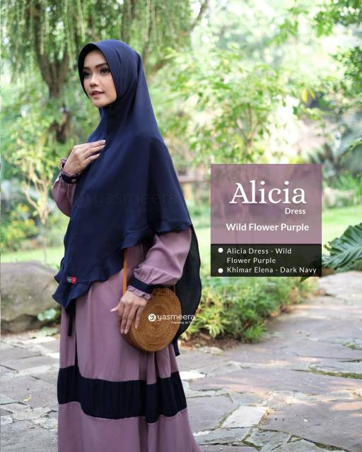 GAMIS ALICIA PURPLE ||  YASMEERA