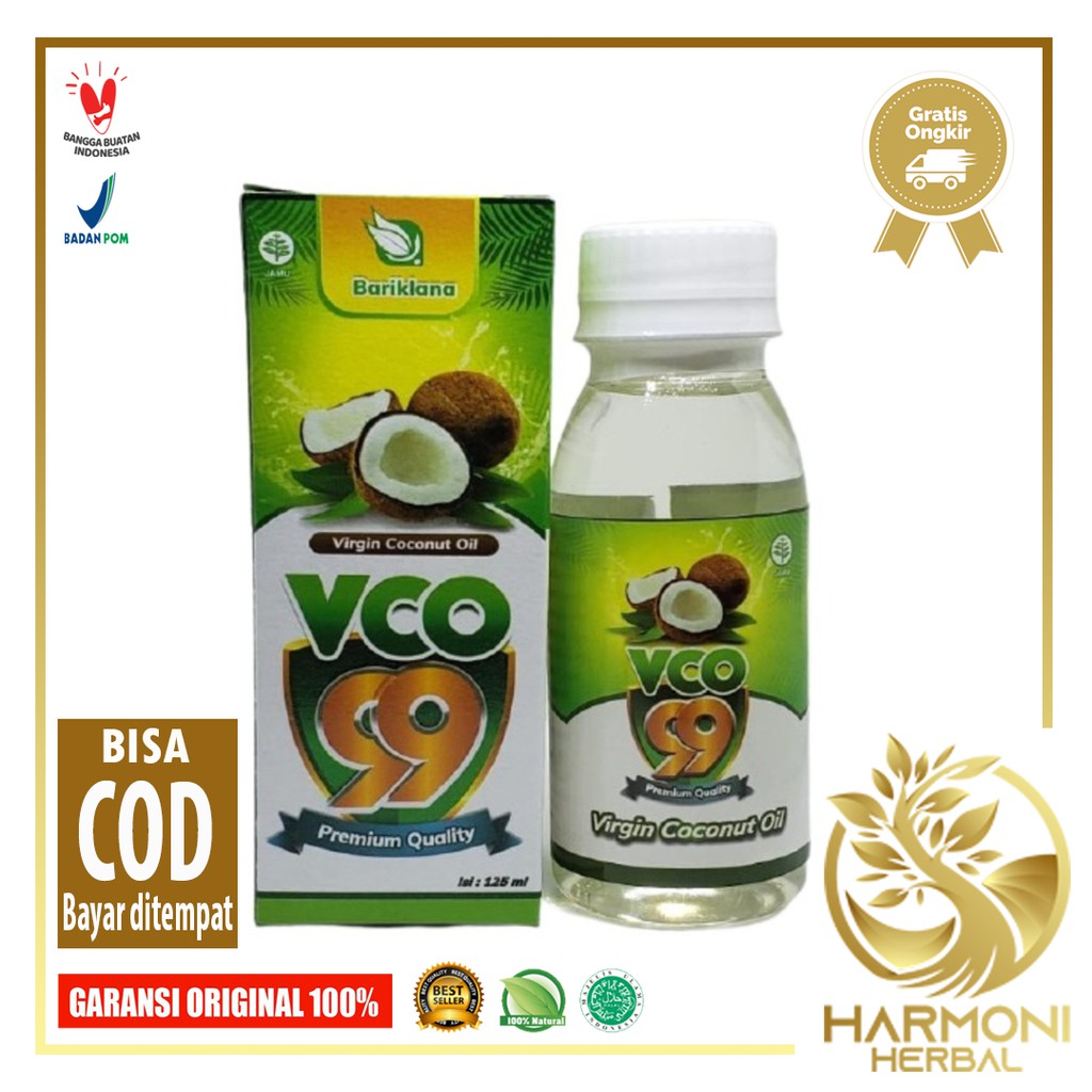 VCO 125ml Virgin Coconut Oil Extra Virgin 125 ml Original VCO 99