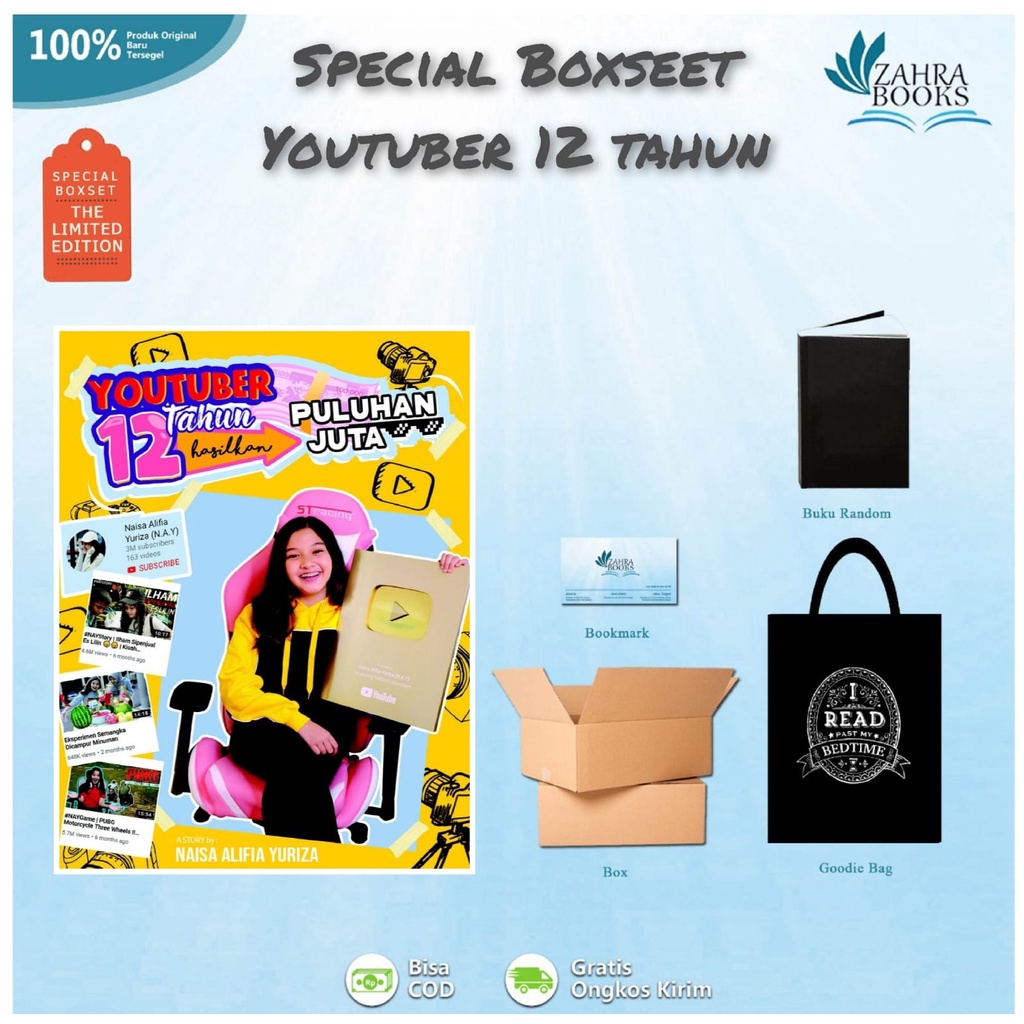 Youtuber 12 Tahun hasilkan Puluhan Juta Karya Naisa Alifia Yuriza