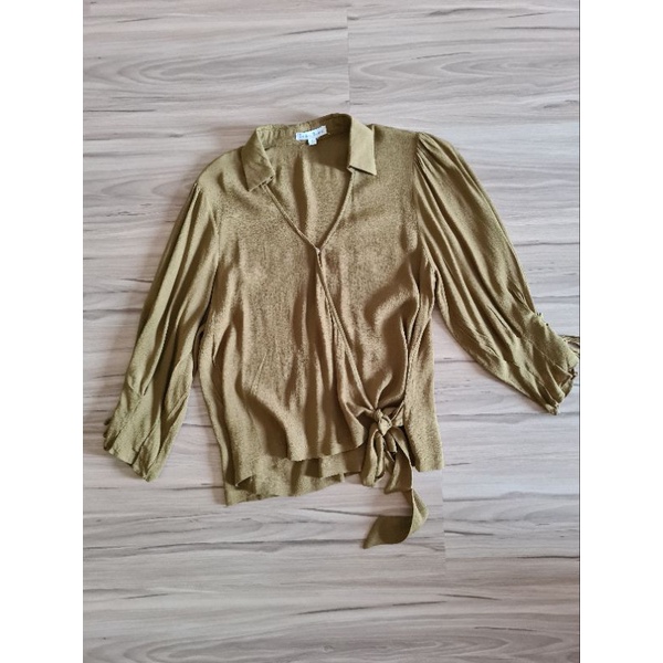 blouse olive