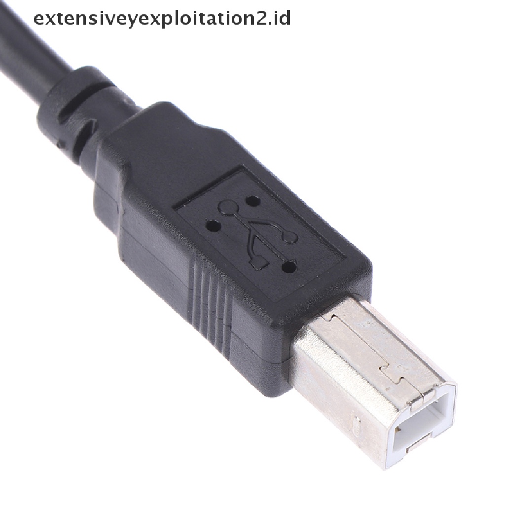 Kabel Extension Usb 2.0 Tipe B Male Ke B Female Dengan Mount Panel