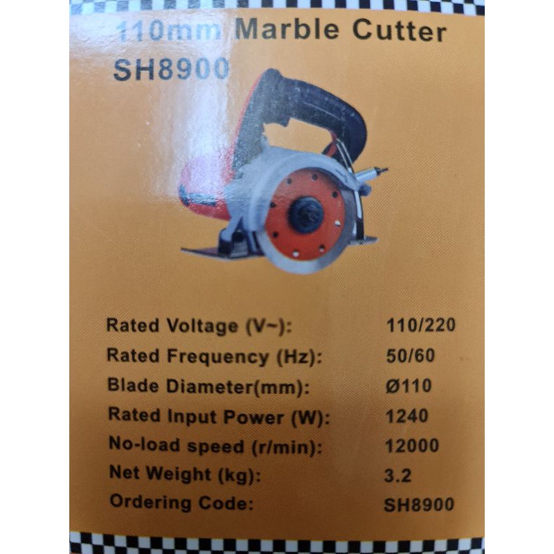 

Marble Cutter SH 8900 'Shibaru'