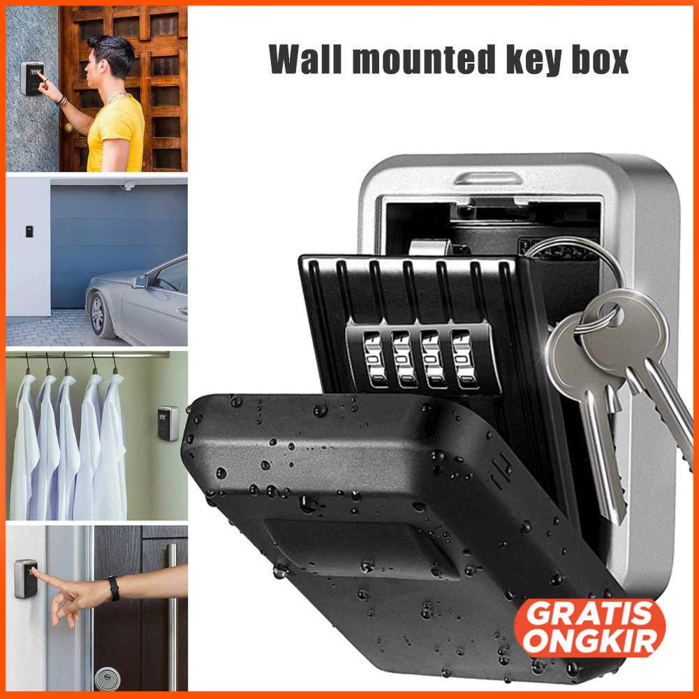 Kotak Brankas Safety Box Dinding 4 Digit Password M3270