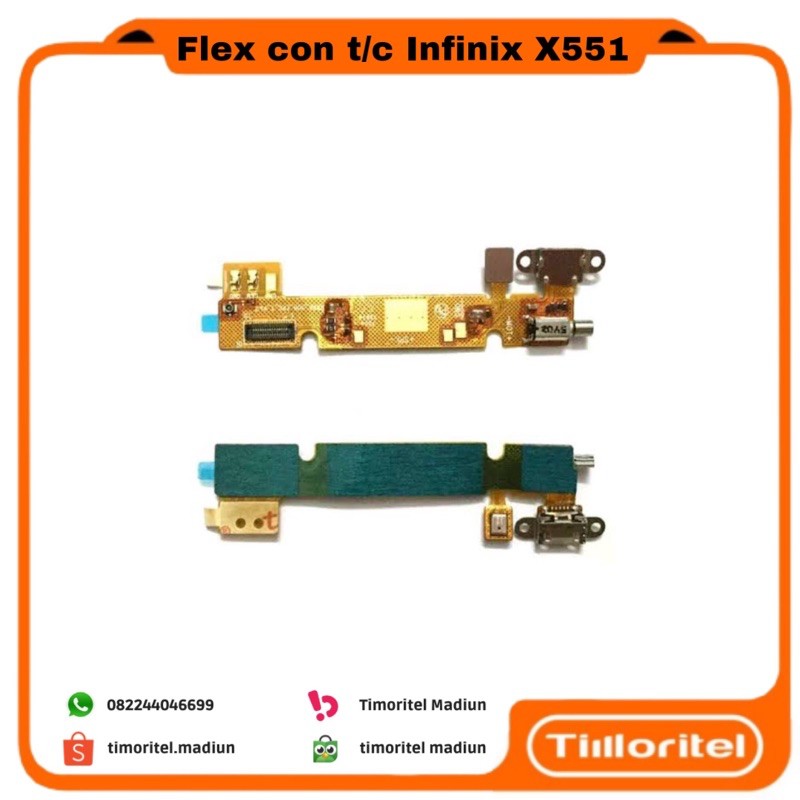 FLEXIBLE INFINIX X551 + CON TC + MIC + VIB