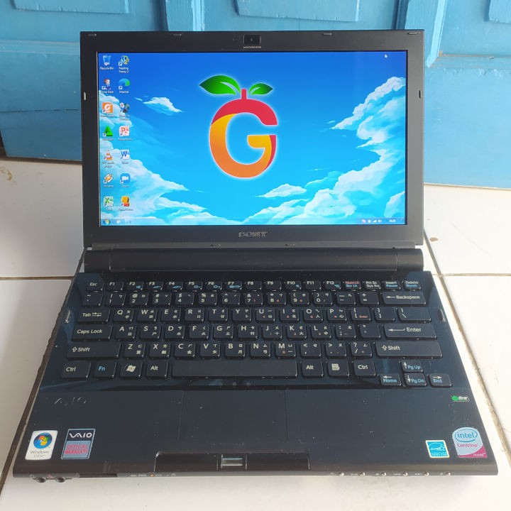 Sony Vaio VGN-TZ37TN Hitam Intel Core 2 Duo RAM 2GB HDD 120GB Netbook Notebook Second Bekas Murah