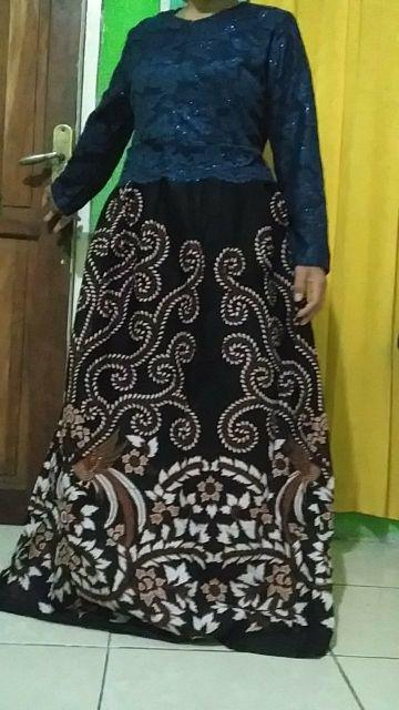 Couple Shahrini Barack Gamis Batik Kondangan Modern...