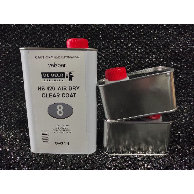 CLEAR COAT DEBEER DE BEER HS VERNIS PERNIS HIGH GLOSS Bukan belkote autoglow blinken sikkens spies