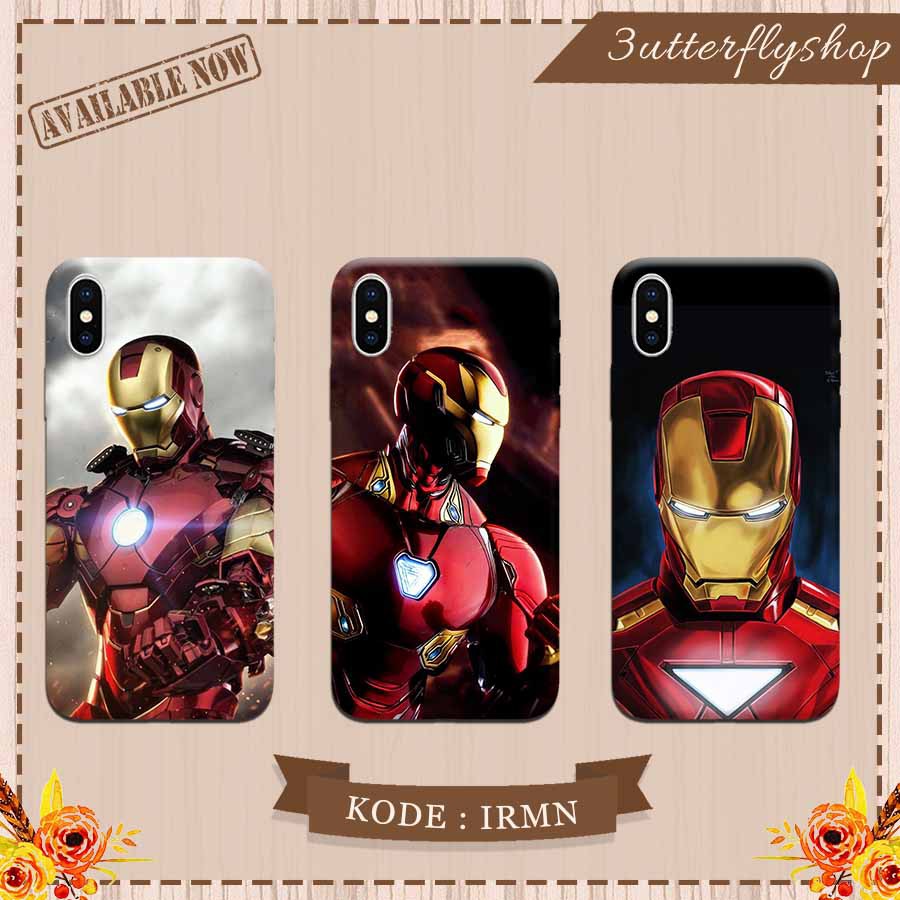 Ironman avengers case Oppo Vivo Realme Redmi Xiaomi Samsung Iphone