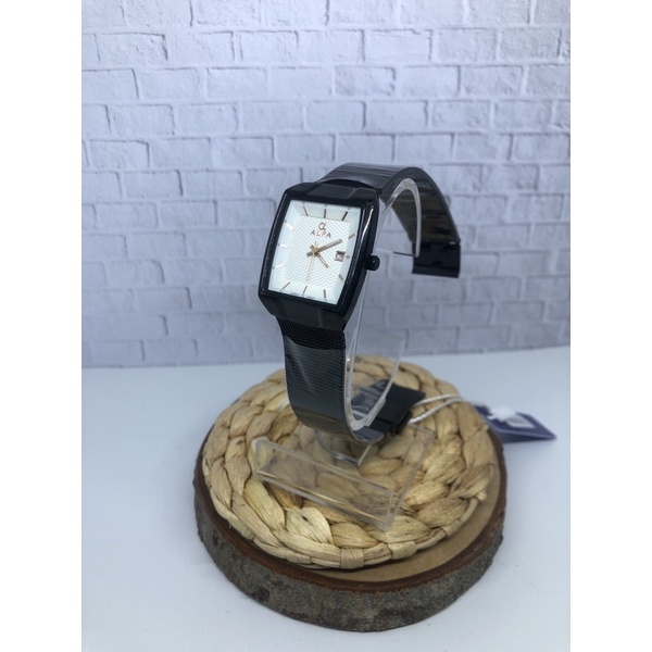 Jam tangan WANITA ALFA RANTAI PASIR model baru 88069L ORIGINAL 1000%