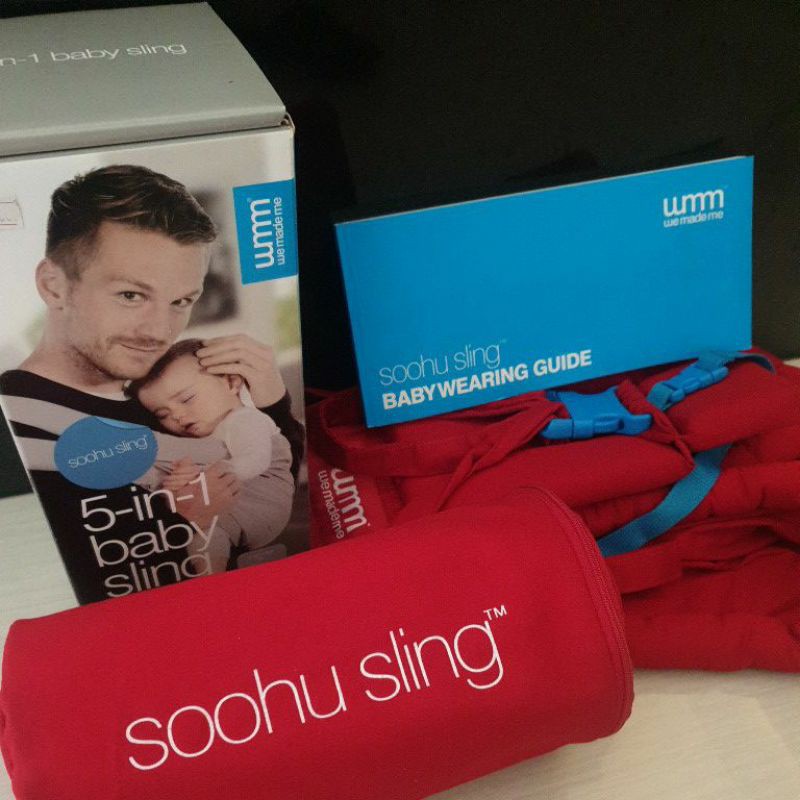 PRELOVED WMM SOOHU SLING 5 In 1 Baby Sling Gendongan Bayi