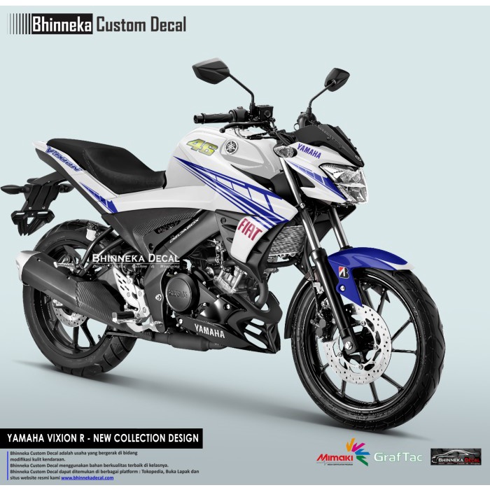 Decal Sticker Yamaha VIXION R FIAT