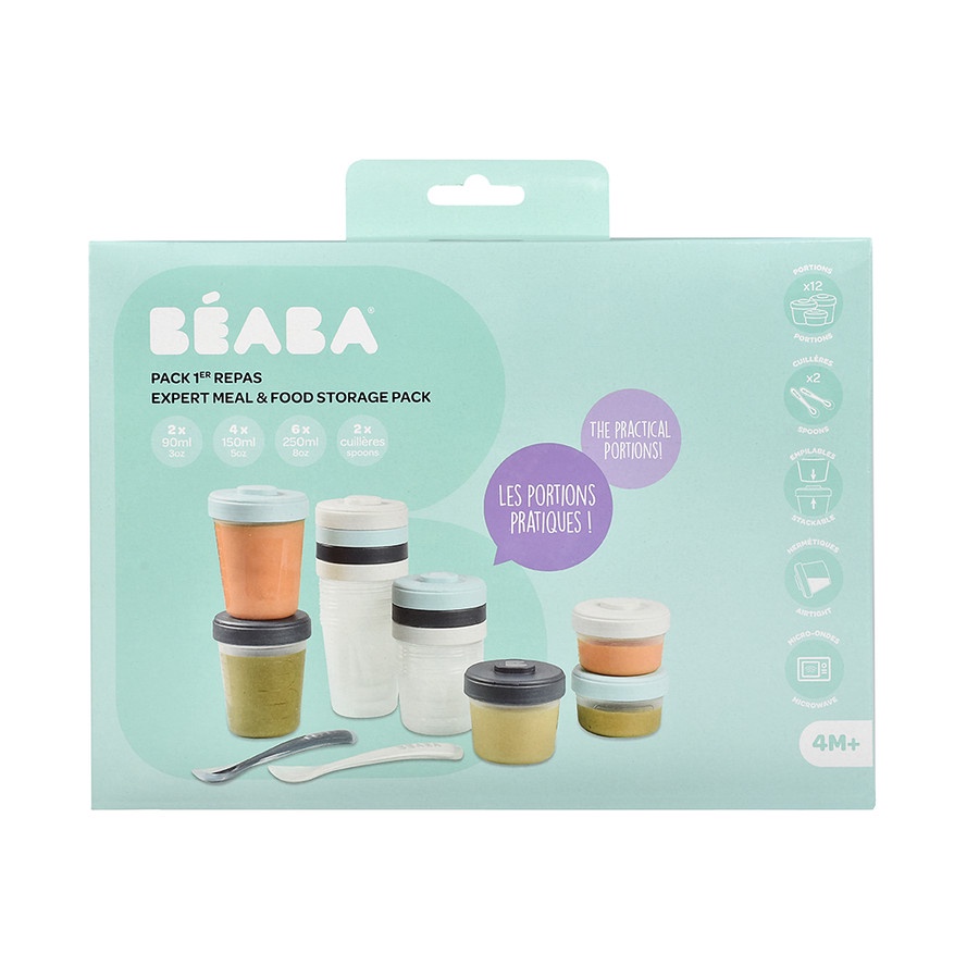 Beaba Expert Pack Meal Storage Storm - Wadah Makanan Bayi