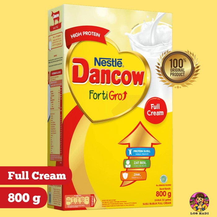 

fe20011vv Susu Dancow Fortigro Full Cream 800 Gram Xa201As