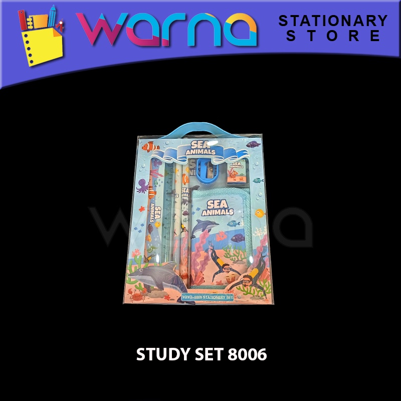 

STUDY SET PAKET ALAT TULIS ANAK FANCY 8006