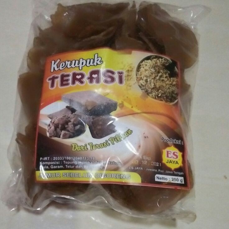 

Kerupuk terasi / 250g